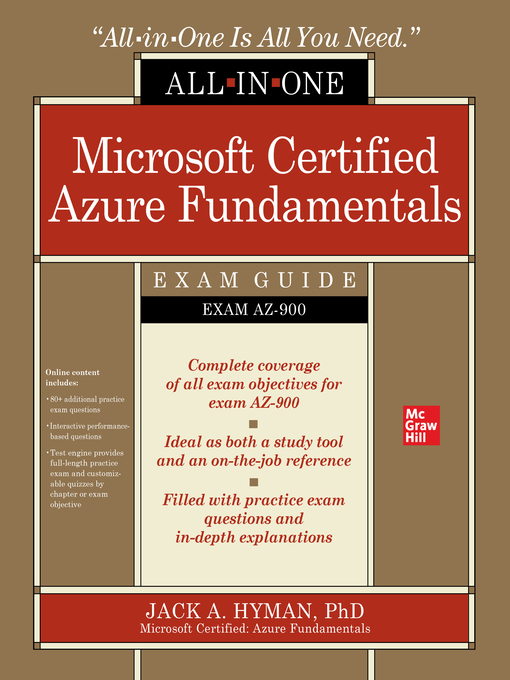 Title details for Microsoft Certified Azure Fundamentals All-in-One Exam Guide (Exam AZ-900) by Jack Hyman - Available